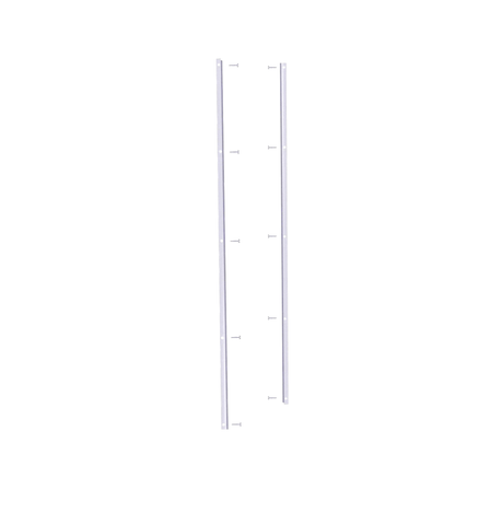 Sunbelly Standard Screen Mounting L-Bracket Set - White