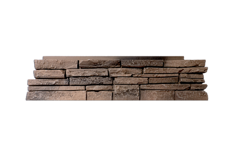 Stacked Stone Corner - Rustic Tan