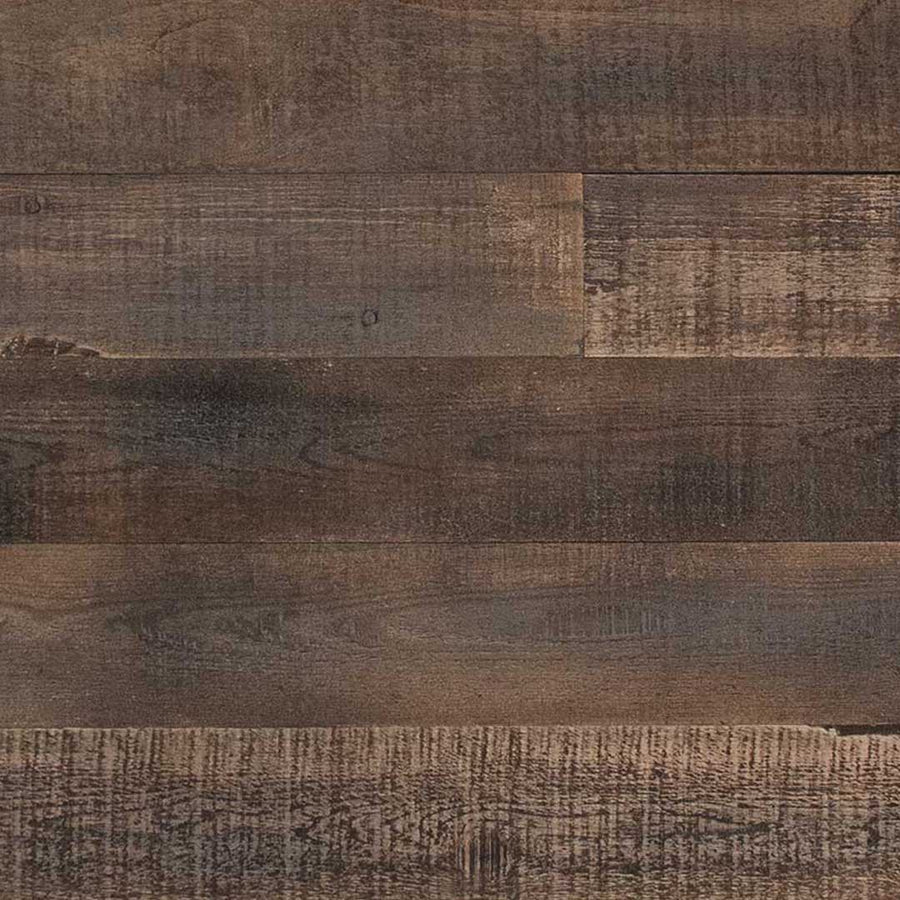 DISTRESSED WOOD WALLS - 3" PLANKS - BROWN-ISH-Real Wood-AS-IS BRAND-BROWN-ISH-Wall Theory